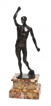 A Continental Bronze Figure de