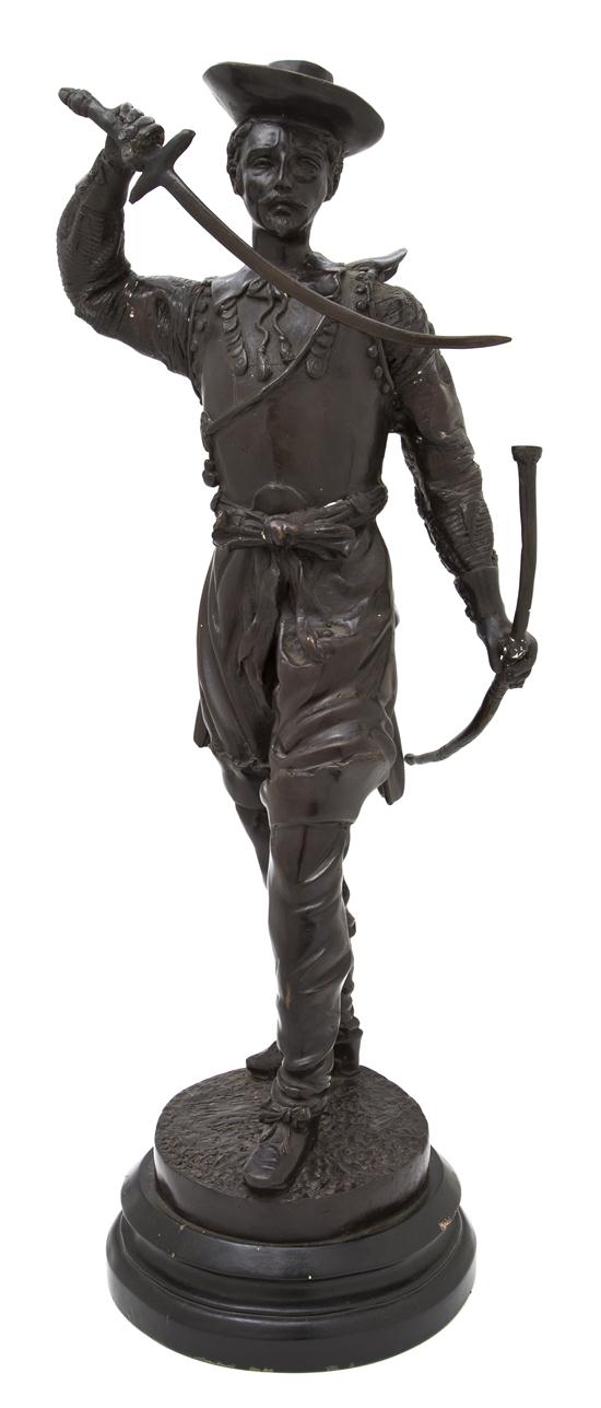 A Continental Bronze Figure