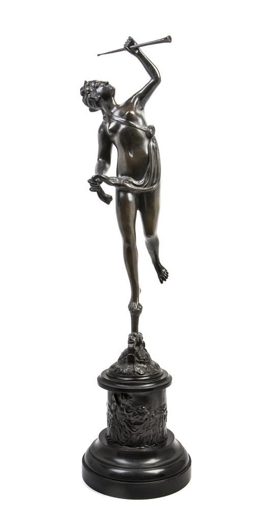 A Continental Bronze Figure