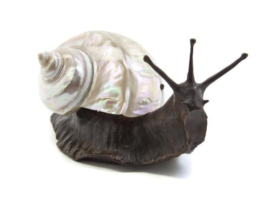 A Continental Bronze Lamp in the