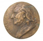 A Continental Bronze Plaque of