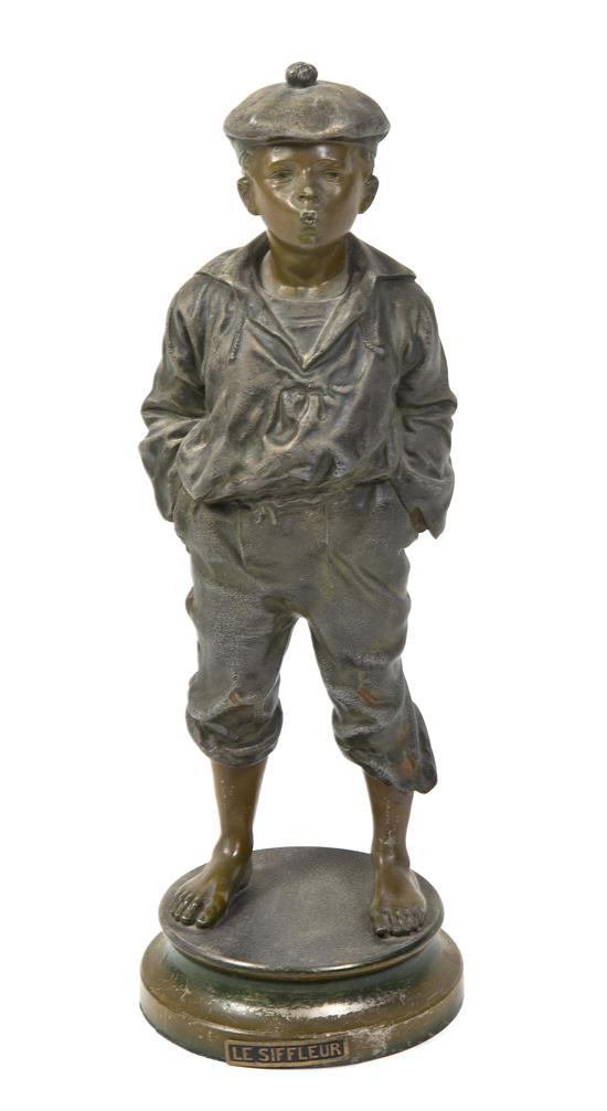 A Continental Bronzed Metal