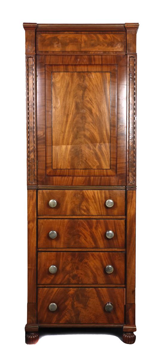 A Continental Burlwood Inset