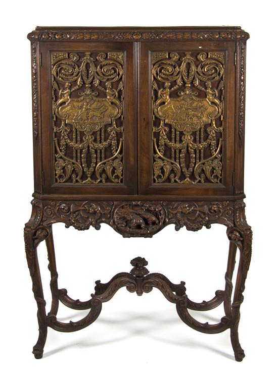 A Continental Cabinet on Stand