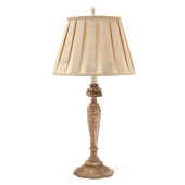 A CONTINENTAL CARVED AND GILT