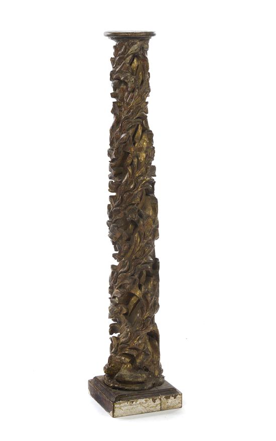 A Continental Carved Giltwood