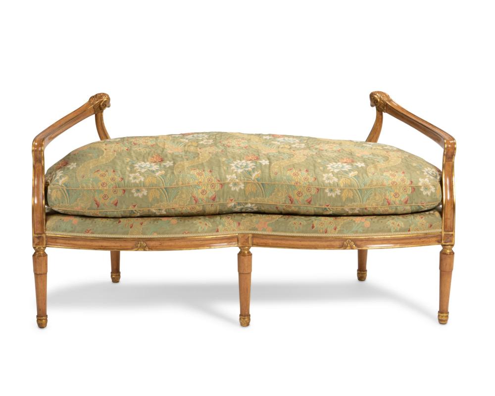 A CONTINENTAL CARVED GILTWOOD