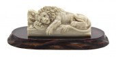 A Continental Carved Ivory Fig