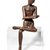 A Continental Carved Pine Arti