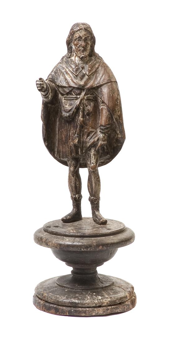 A Continental Carved Wood Figure of