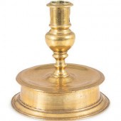 A Continental Cast Brass Capst