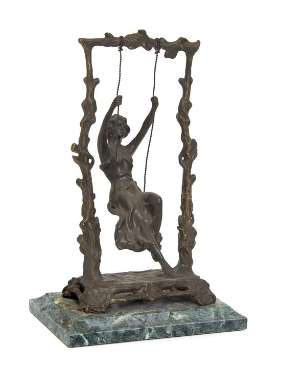 A Continental Cast Bronze Figure