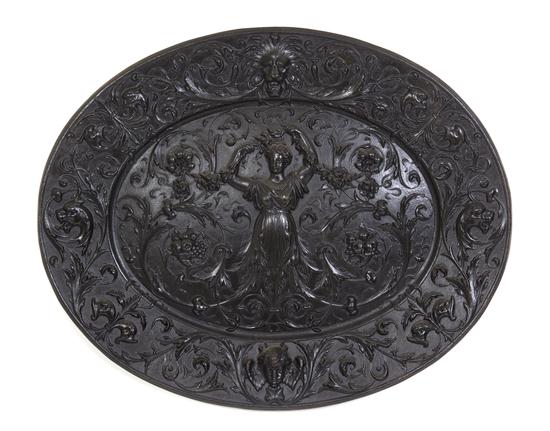 A Continental Cast Iron Relief