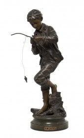 A Continental Cast Metal Figur