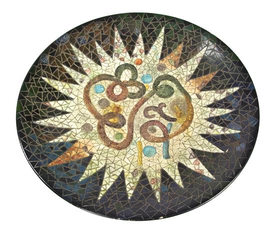 A Continental Ceramic Charger