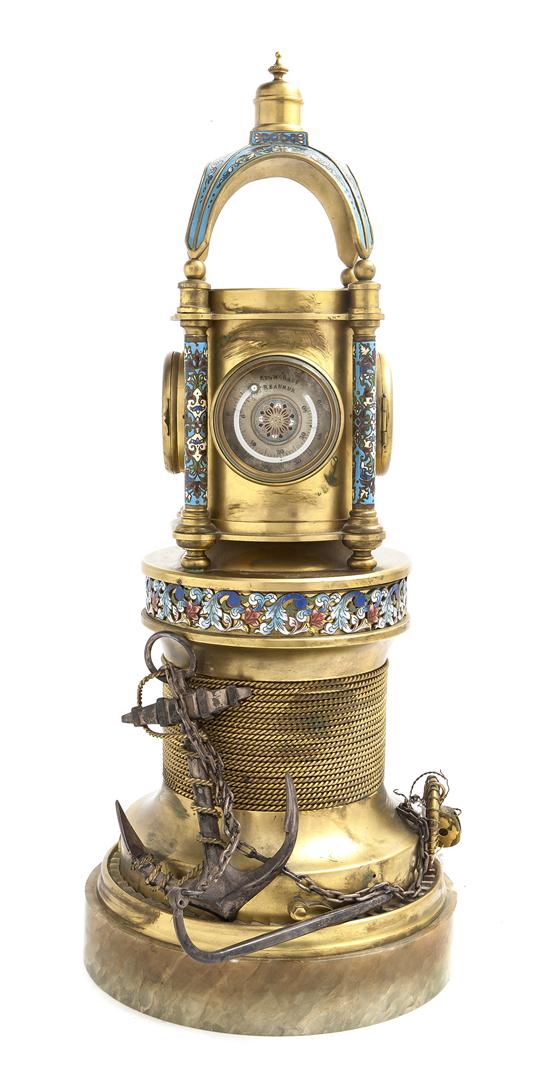 *A Continental Champleve and Bronze