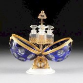 A CONTINENTAL COBALT BLUE CUT