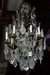 A CONTINENTAL  CRYSTAL CHANDEL