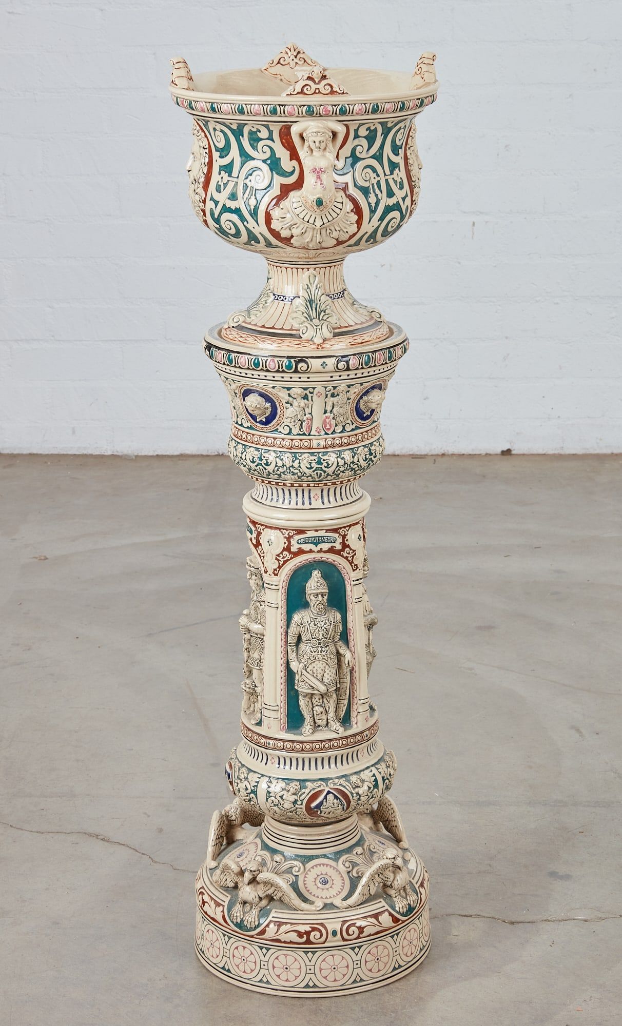 A CONTINENTAL EARTHENWARE