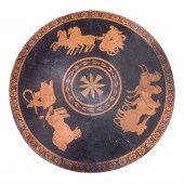 A CONTINENTAL EBONIZED METAL S