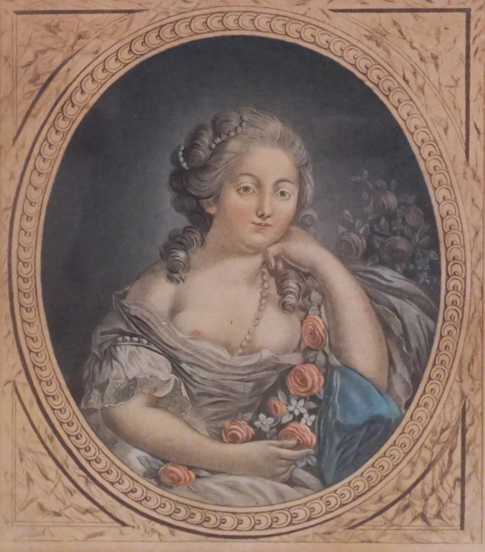 A CONTINENTAL ENGRAVING OF A