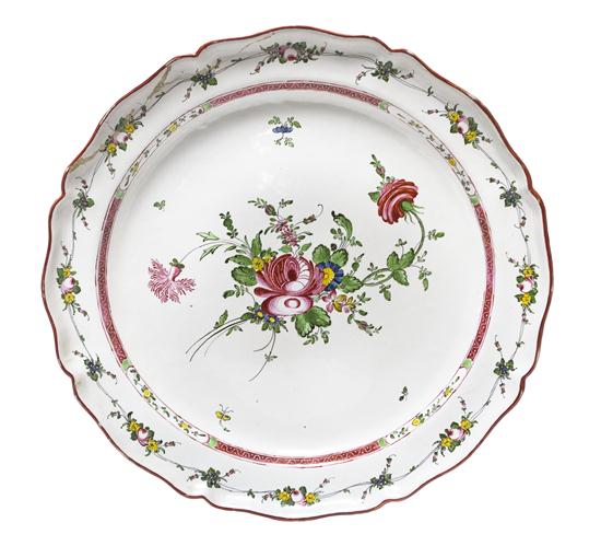 A Continental Faience Charger