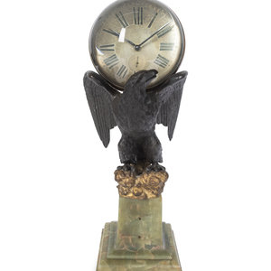 A Continental Gilt and Patinated