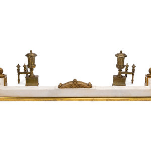 A Continental Gilt Bronze and