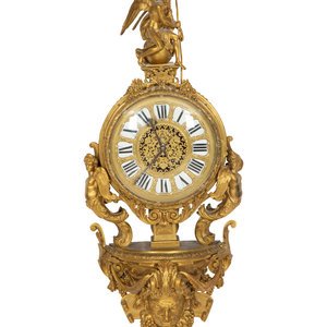 A Continental Gilt Bronze Bracket
