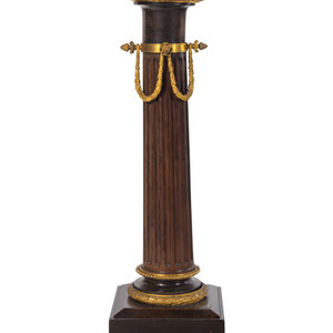 A Continental Gilt Bronze Mounted