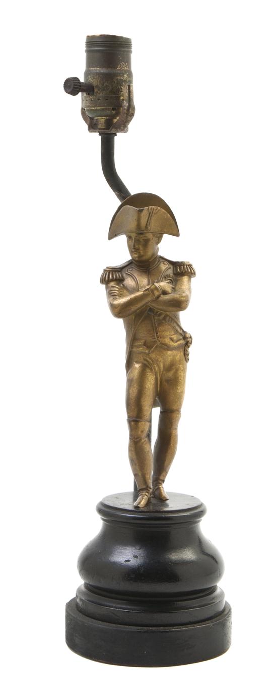 A Continental Gilt Metal Figure