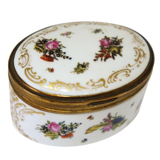 A Continental Gilt Metal Mounted
