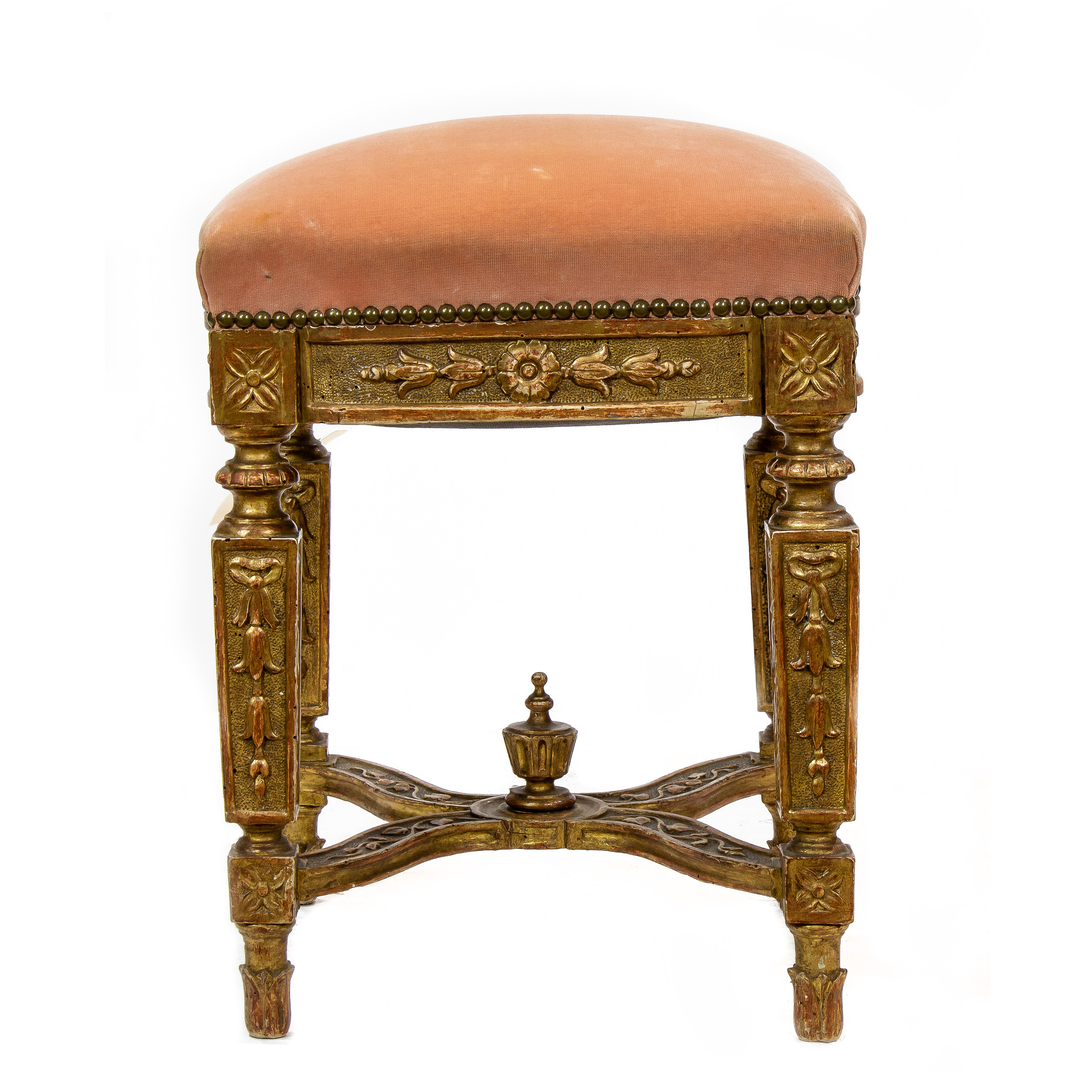 A CONTINENTAL GILTWOOD CARVED