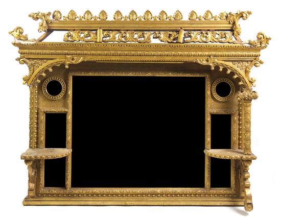 A Continental Giltwood Over