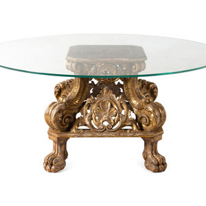 A Continental Giltwood Stand