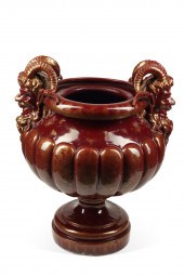 A CONTINENTAL GLAZED EARTHENWA