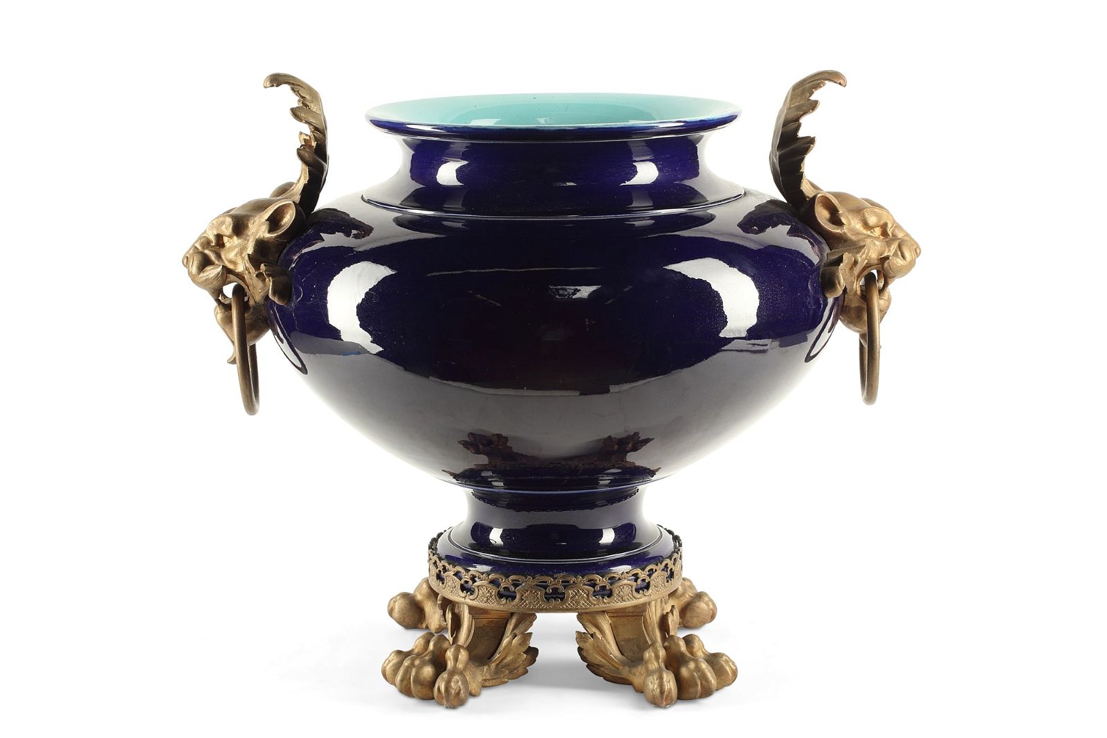 A CONTINENTAL GLAZED EARTHENWARE