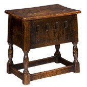 A CONTINENTAL GOTHIC STYLE OAK
