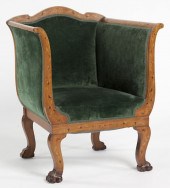 A Continental Inlaid Enclosed
