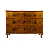 A CONTINENTAL INLAID SERPENTIN