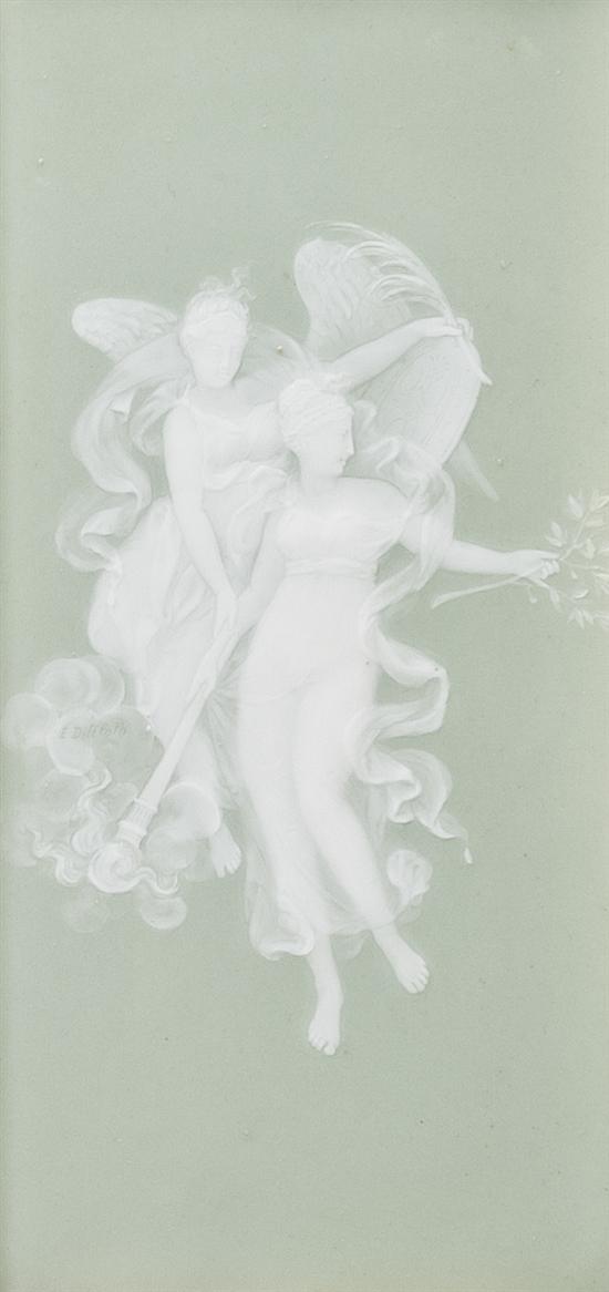*A Continental Jasperware Plaque in