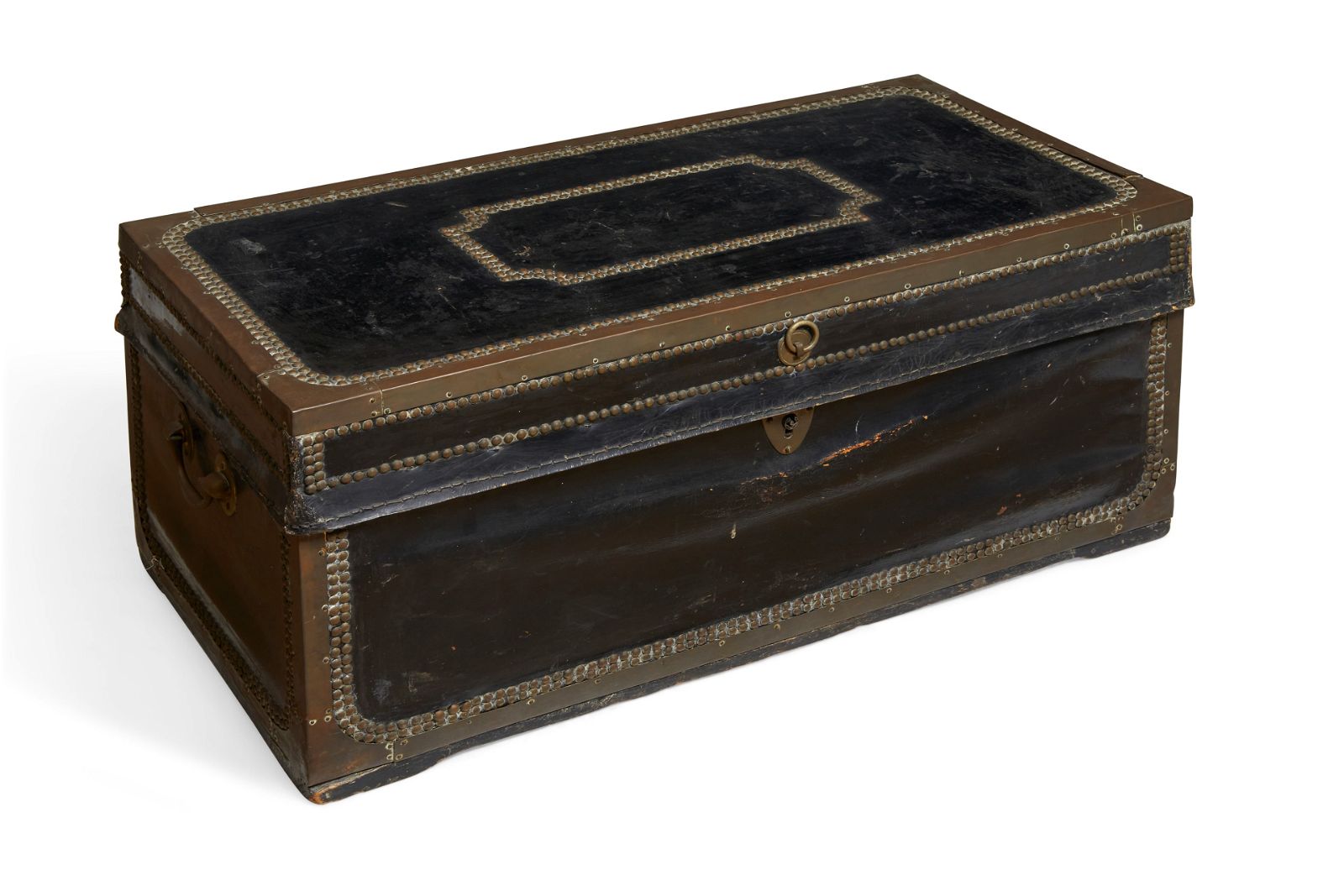 A CONTINENTAL LEATHER COVERED
