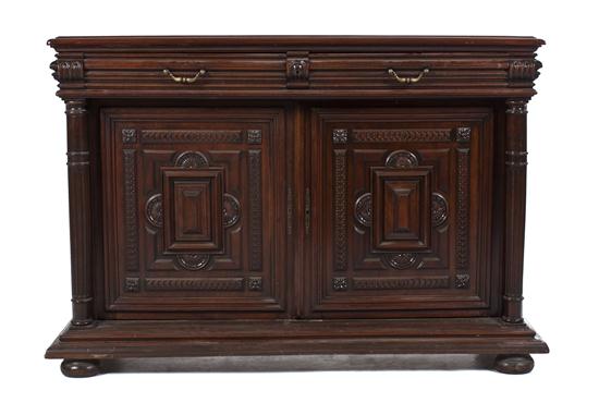 A Continental Mahogany Console