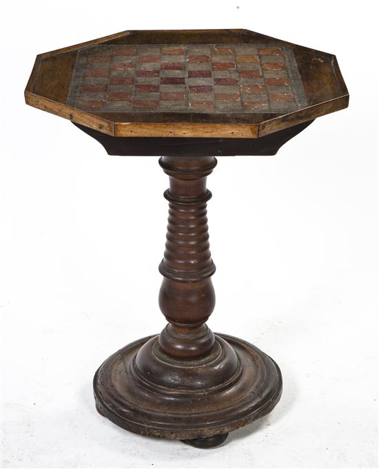 *A Continental Mahogany Games Table
