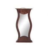 A Continental Mahogany Mirror