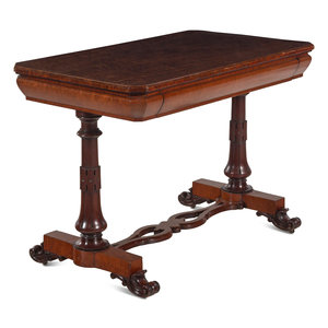 A Continental Mahogany Sofa Table