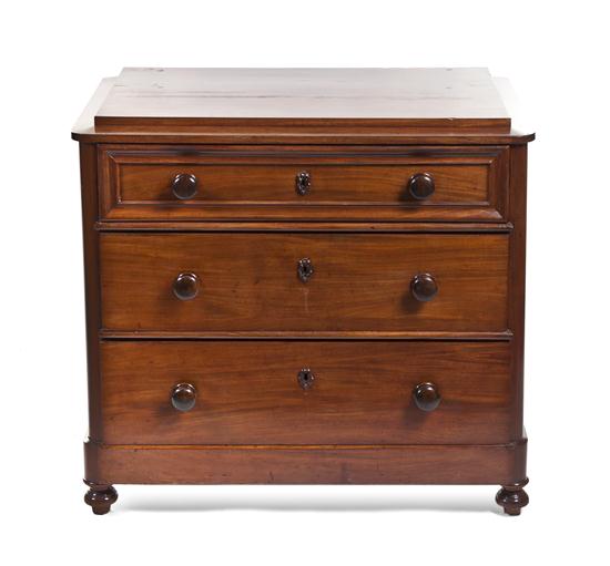 A Continental Mahogany Writing Desk