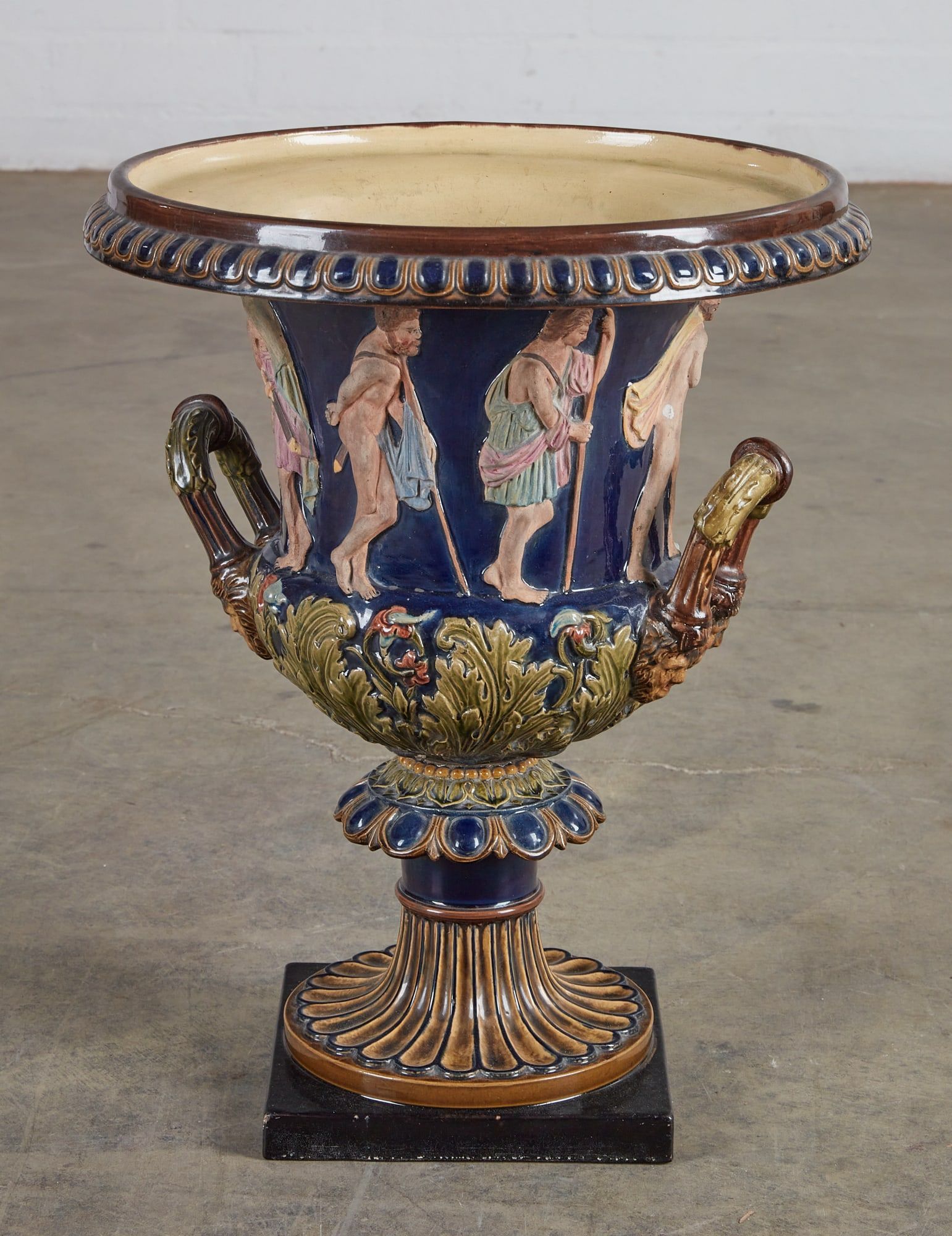 A CONTINENTAL MAJOLICA