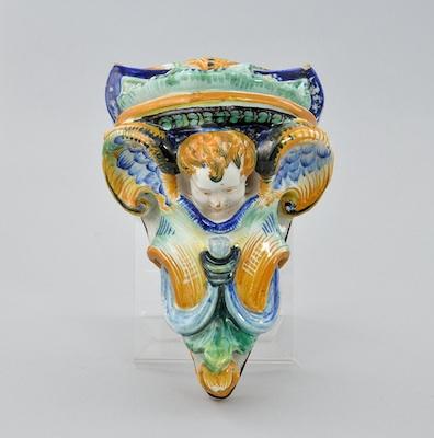 A Continental Majolica Wall