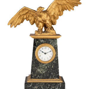 A Continental Marble and Gilt